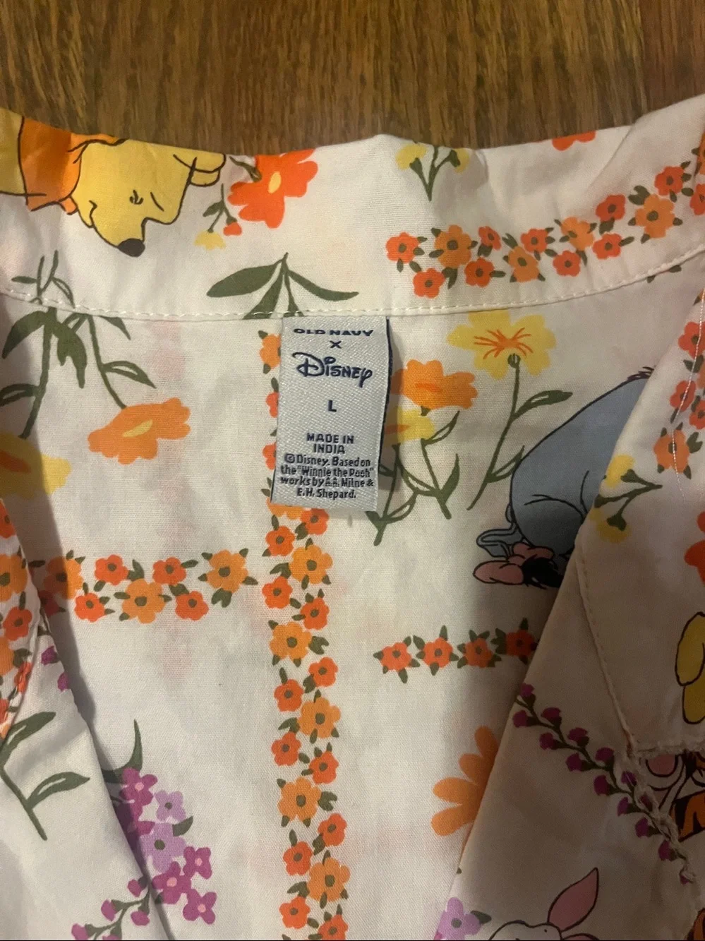 Old navy Winnie the Pooh PJ top